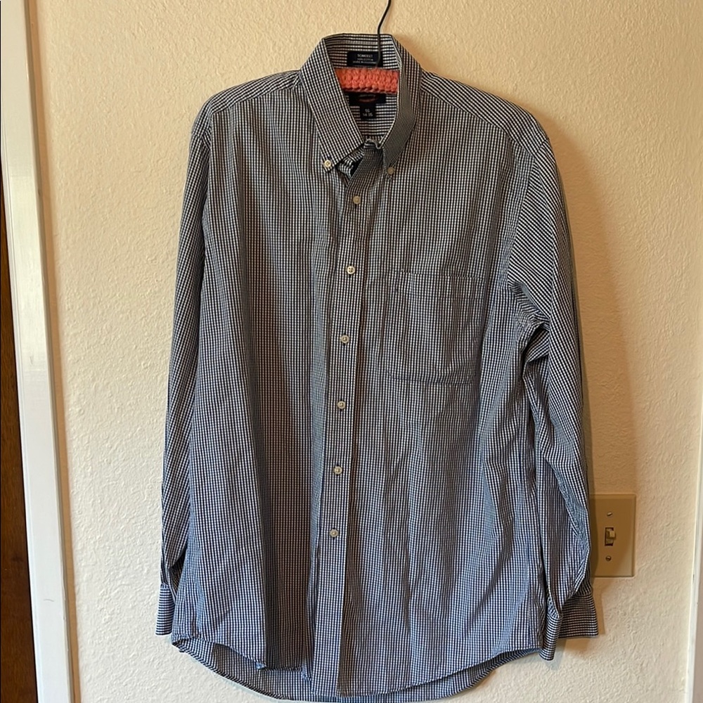 Allen Solly somerset Blue Casual Button Down Shirt with Classic Collar